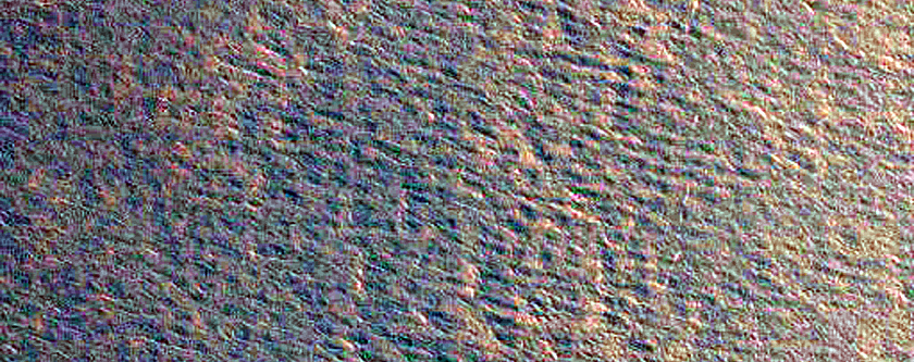 Crater Rim in Northern Plains