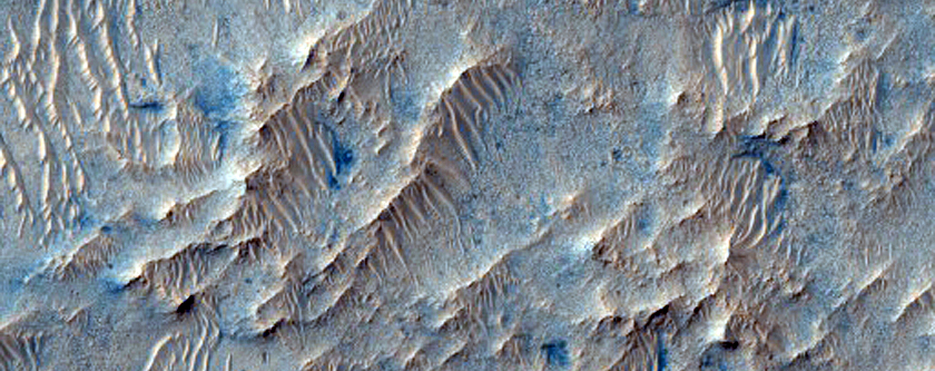 Candidate Future Landing Site in Jezero Crater