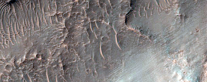 Channel in Margaritifer Terra