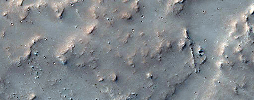 Lava Flow in Daedalia Planum