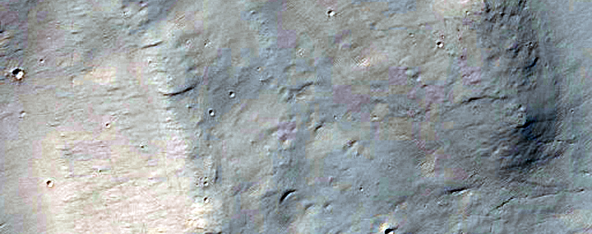 Central Peaks of Impact Crater