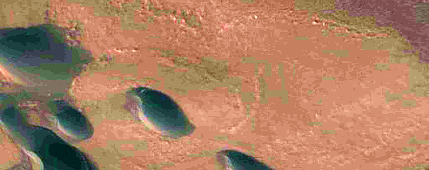 High-Latitude Dune Footprints