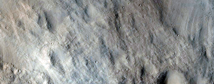 Crater with Steep Slopes