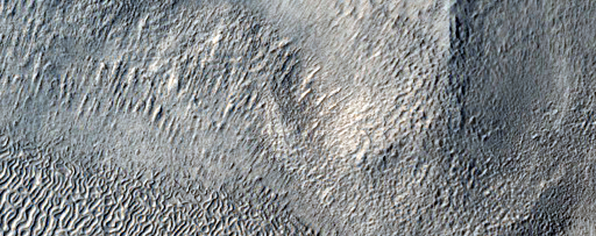 Terraced Mesas in Mamers Valles