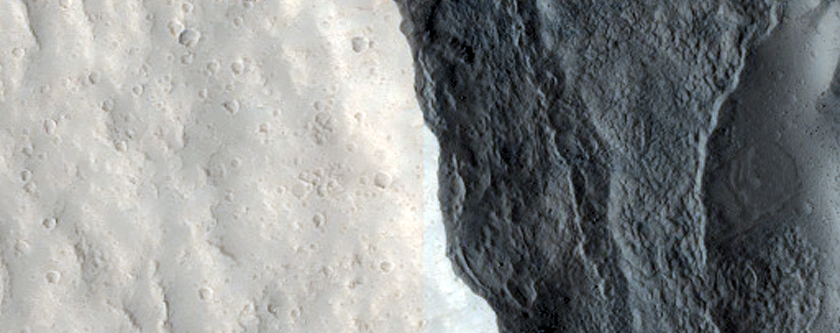 West Rim of Well-Preserved Impact Crater