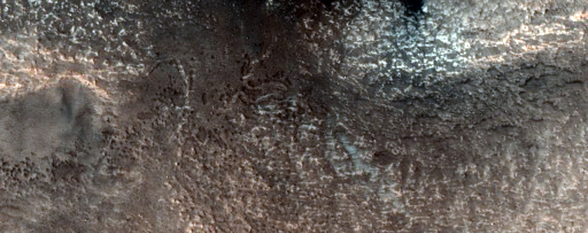 Crater in Acidalia Planitia