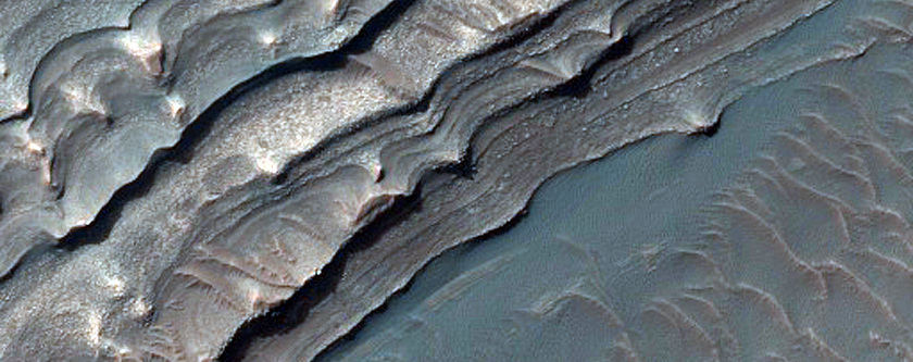Light-Toned Stratified Materials in Melas Chasma