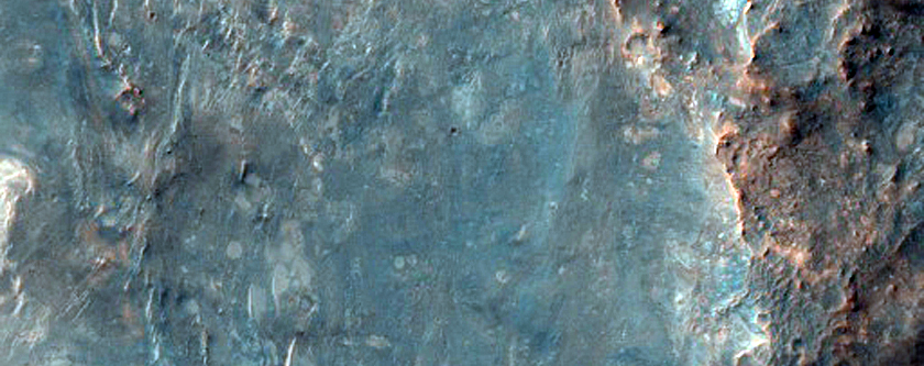 Crater in Northern Syrtis Major