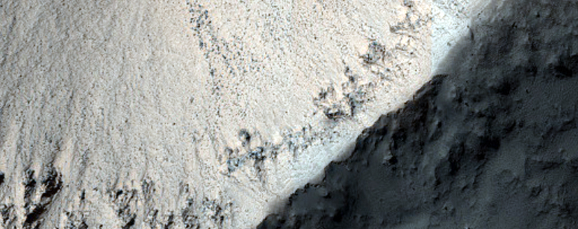 Crater in Daedalia Planum