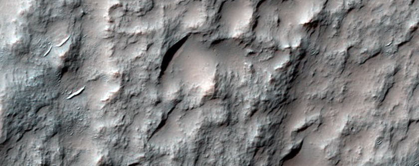 Crater Ejecta in Terra Sirenum