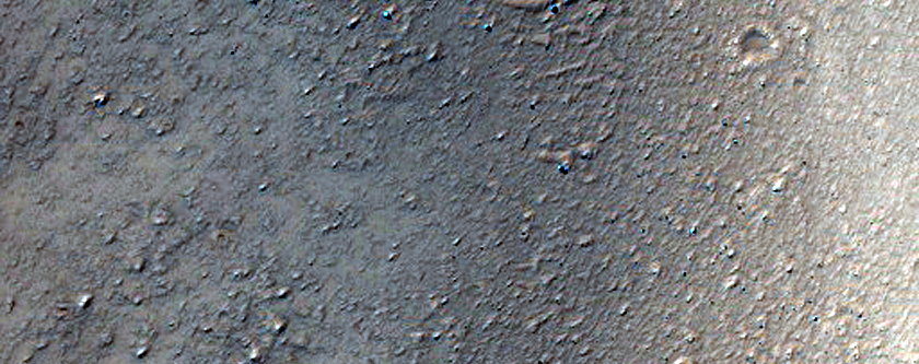 Crater on Flank of Arsia Mons