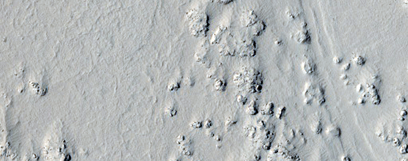Channel between Buttes in CTX Image 