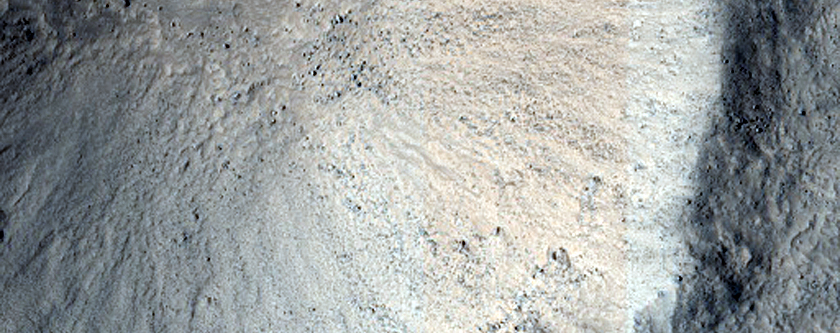 Crater with Steep Slopes