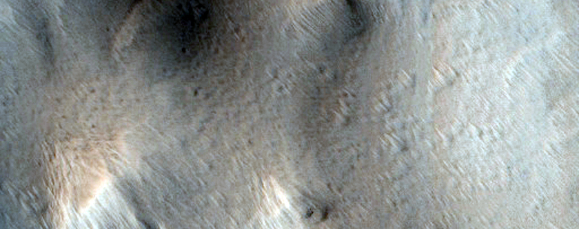 Scarp Along Perimeter of Olympus Mons