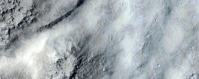 Outflow Channel Features in Arena Colles Region