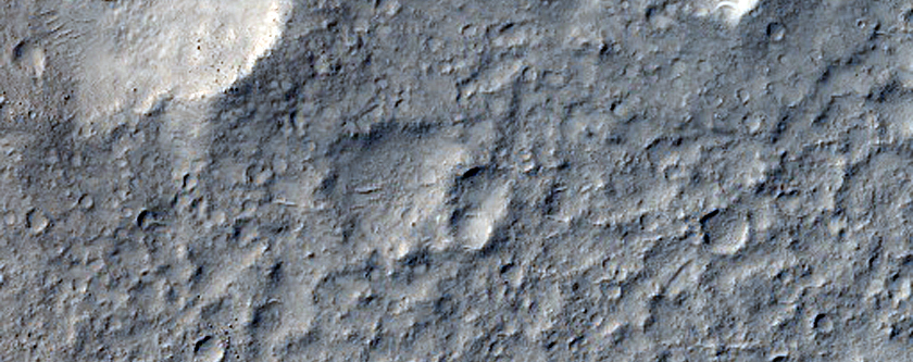 Possible Landing Site in Gusev Crater