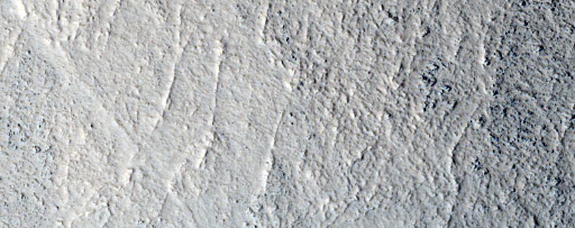 Degraded Crater in Northern Plains Transition Area