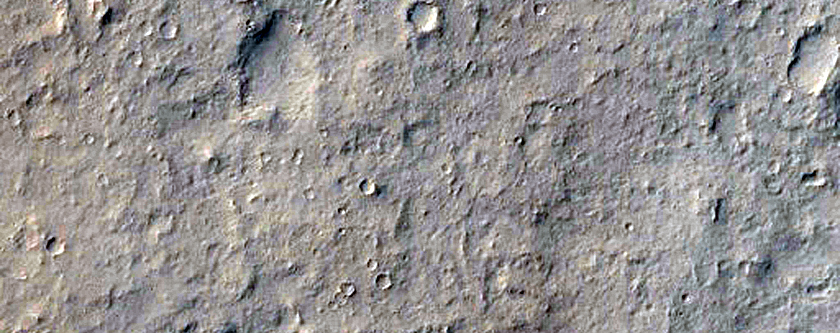 Northwest of Crommelin Crater