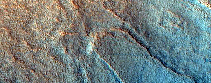 Layered Deposits in Bulhar Crater