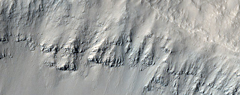 Crater in Isidis Planitia