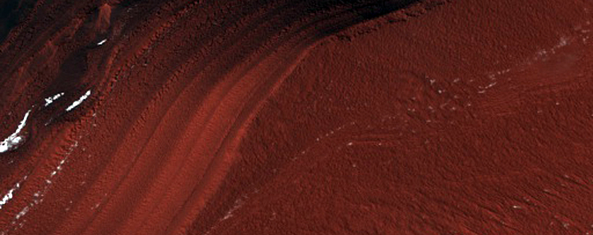 Mid-Chasma Boreale Basal Scarp