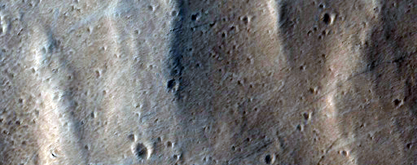 Uranius Patera Caldera South Wall