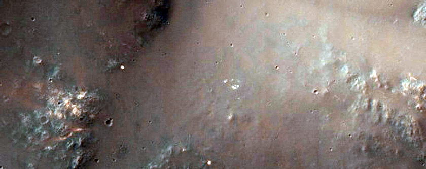 Impact Crater in Huygens Crater