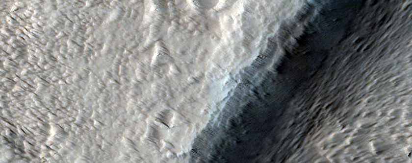 Western Side of Hecates Tholus Caldera