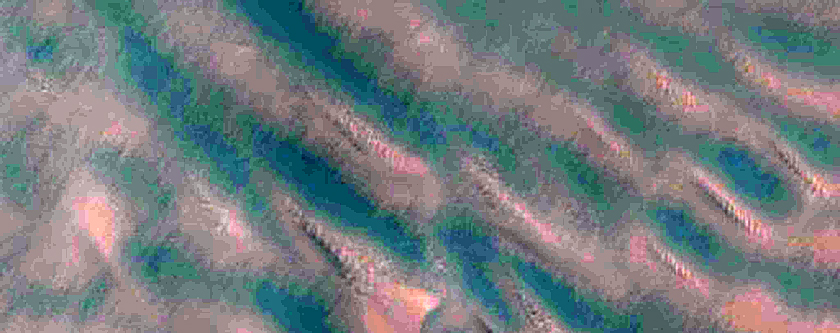Chasma Boreale Gypsum Dune Changes