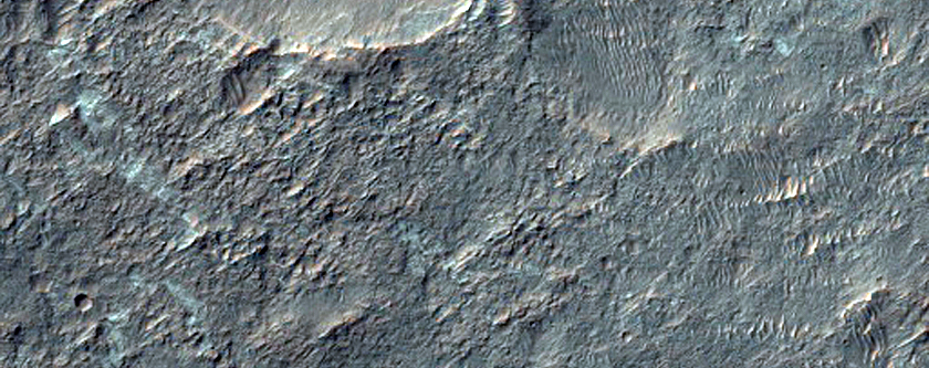 Landforms Near Samara Valles