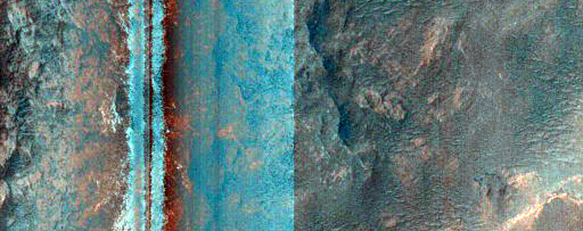 Rock Outcrops in Hellas Planitia