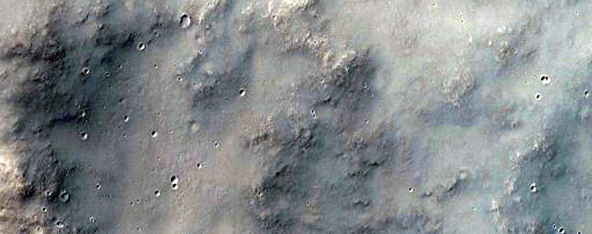 Degraded Channel East of Licus Vallis