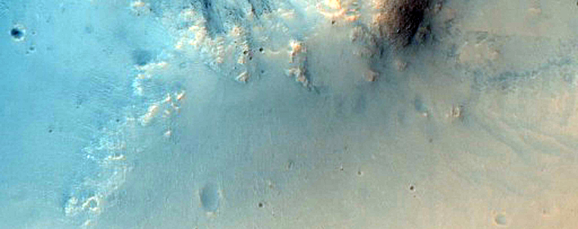 Дюнные изменения между кратерами