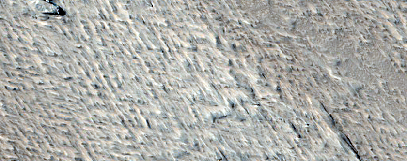 Wind-Scultped Terrain East of Amazonis Sulci