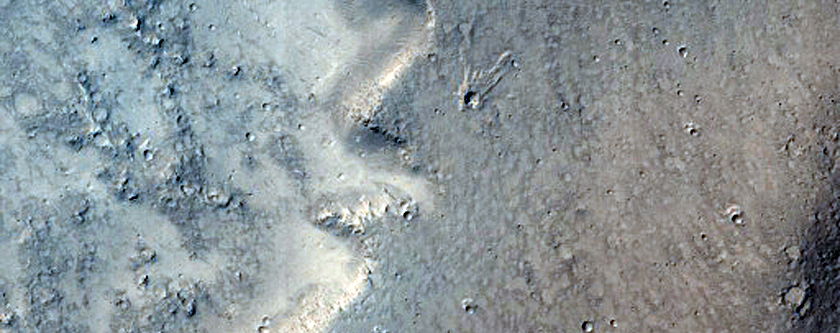 Irregular Mesa in Northern Elysium Planitia