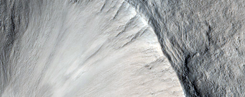 Crater with Steep Slopes