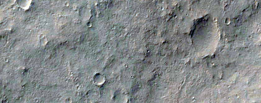 Intercrater Terrain Northwest of Crommelin Crater