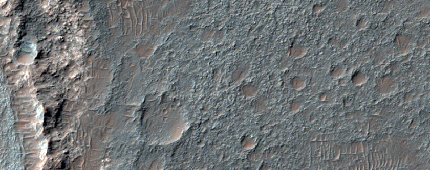Subsurface Exposures in Eastern Ladon Valles