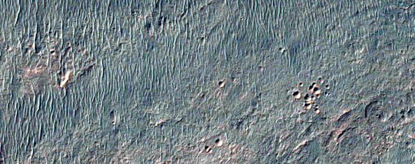 Layers on Valley Floor in Mare Erythraeum