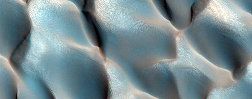 Polar Dunes Dubbed Hazar with Abundant Sand