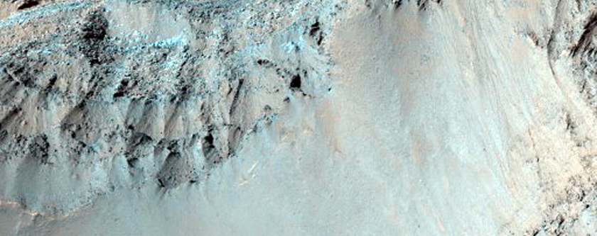 East Melas Chasma Landslide Scarp