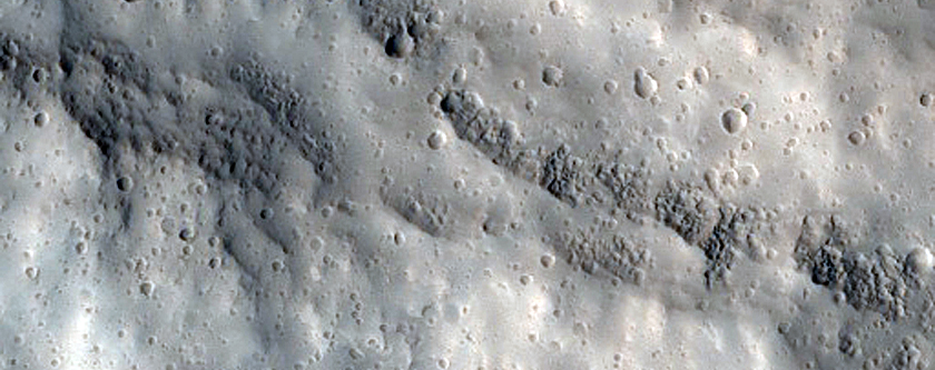East Rim of Well-Preserved Impact Crater
