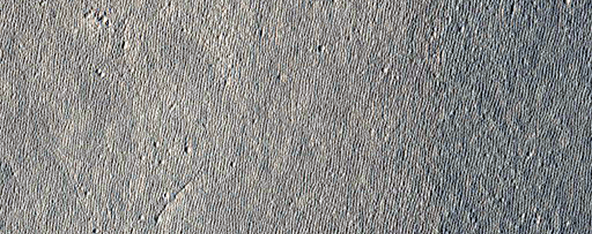 Possible Terraced Crater in Arcadia Planitia