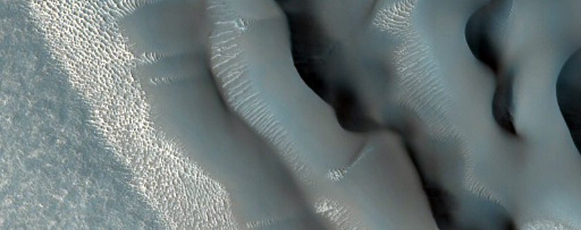 Vastitas Borealis Intra-Crater Dunes