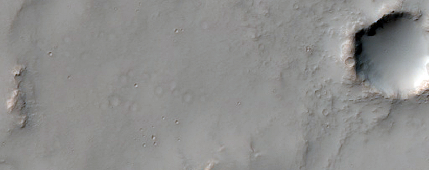 Terrain Sample Near Wislicenus Crater