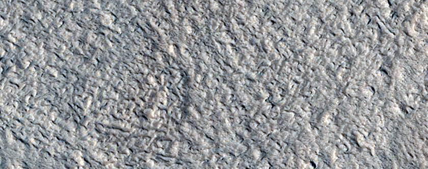 Troughs in Mareotis Fossae