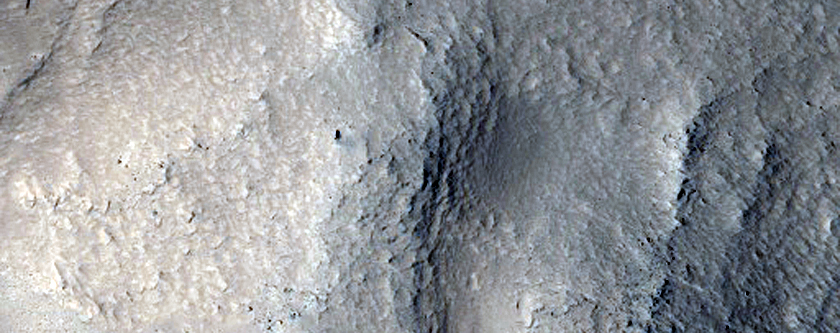 Mesas and Valleys in Utopia Planitia