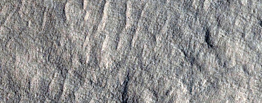 Layers around Low Mounds in Nilosyrtis Mensae