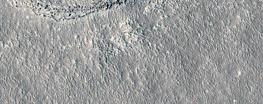 Crater in Arcadia Planitia