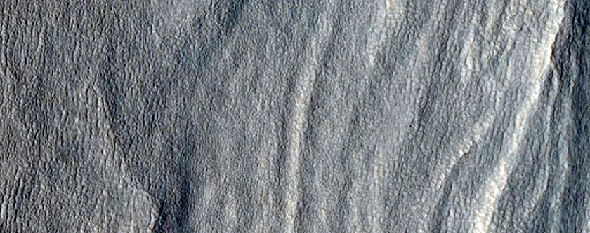 Layers in Material Next to Mound in Protonilus Region